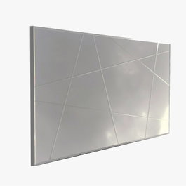Hanah Home Espejo A331Y Plata 130x62 cm